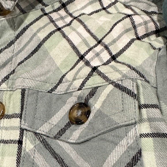 2t Outfit // blue green plaid tunic & leggings - Picture 10 of 10